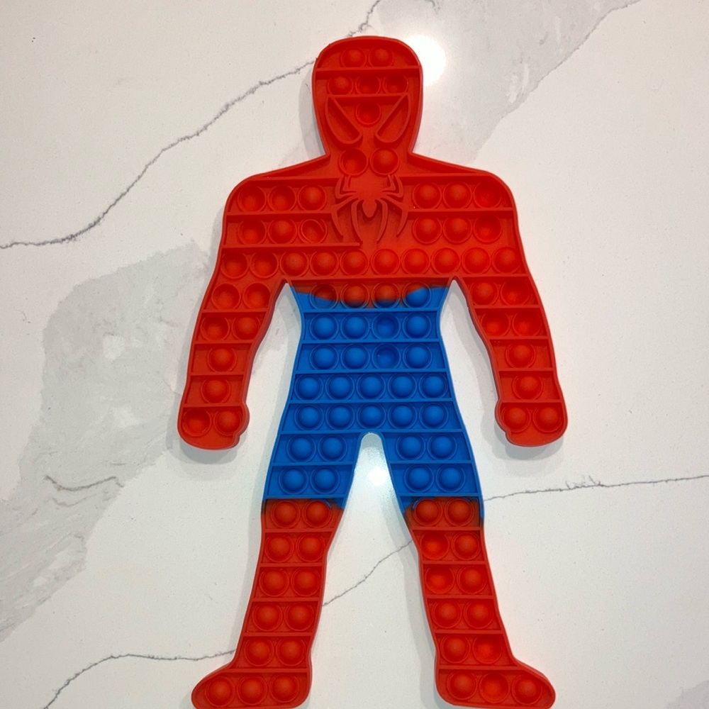 Giant Spiderman PopIt Toy